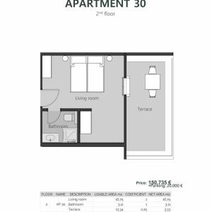 Crikvenica - Studio apartman s terasom u hotelskom objektu