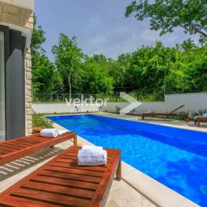 Crikveničko zaleđe, Grižane, moderna kuća s bazenom