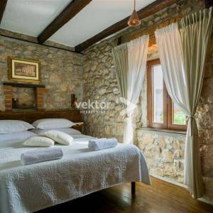 Drivenik, kamena kuća s bazenom 