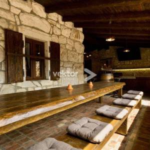 Drivenik, kamena kuća s bazenom 