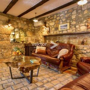 Drivenik, kamena kuća s bazenom 