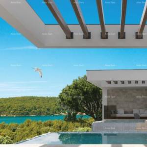 Dupleks luksuzna vila u mediteranskom stilu s bazenom i liftom. Pogled na more! Medulin!