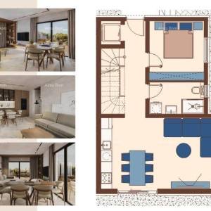 Dupleks luksuzna vila u mediteranskom stilu s bazenom i liftom. Pogled na more! Medulin!