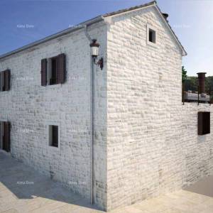 Dvije stare kamene kuce, Tinjan.