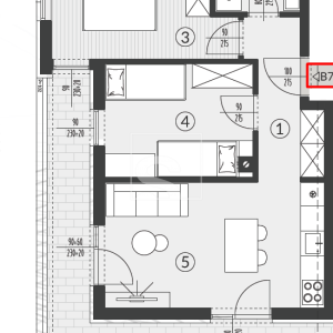 Dvosoban stan u novogradnji - Šikići