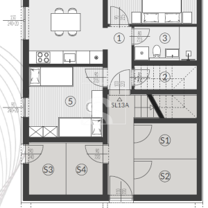 Dvosoban stan u Štinjanu, prizemlje s dvorištem