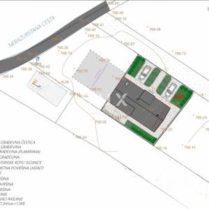 FUŽINE, VRATA- zemljište 300m2 S GRAĐEVINSKOM DOZVOLOM!!!  u blizini jezera 