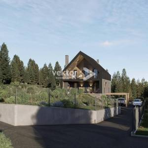 Fužine, zemljište s građevinskom dozvolom, 500 m od jezera