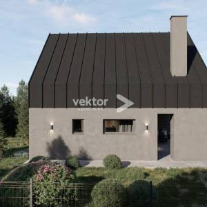 Fužine, zemljište s građevinskom dozvolom, 500 m od jezera