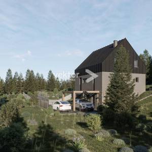 Fužine, zemljište s građevinskom dozvolom, 500 m od jezera