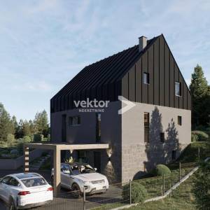 Fužine, zemljište s građevinskom dozvolom, 500 m od jezera