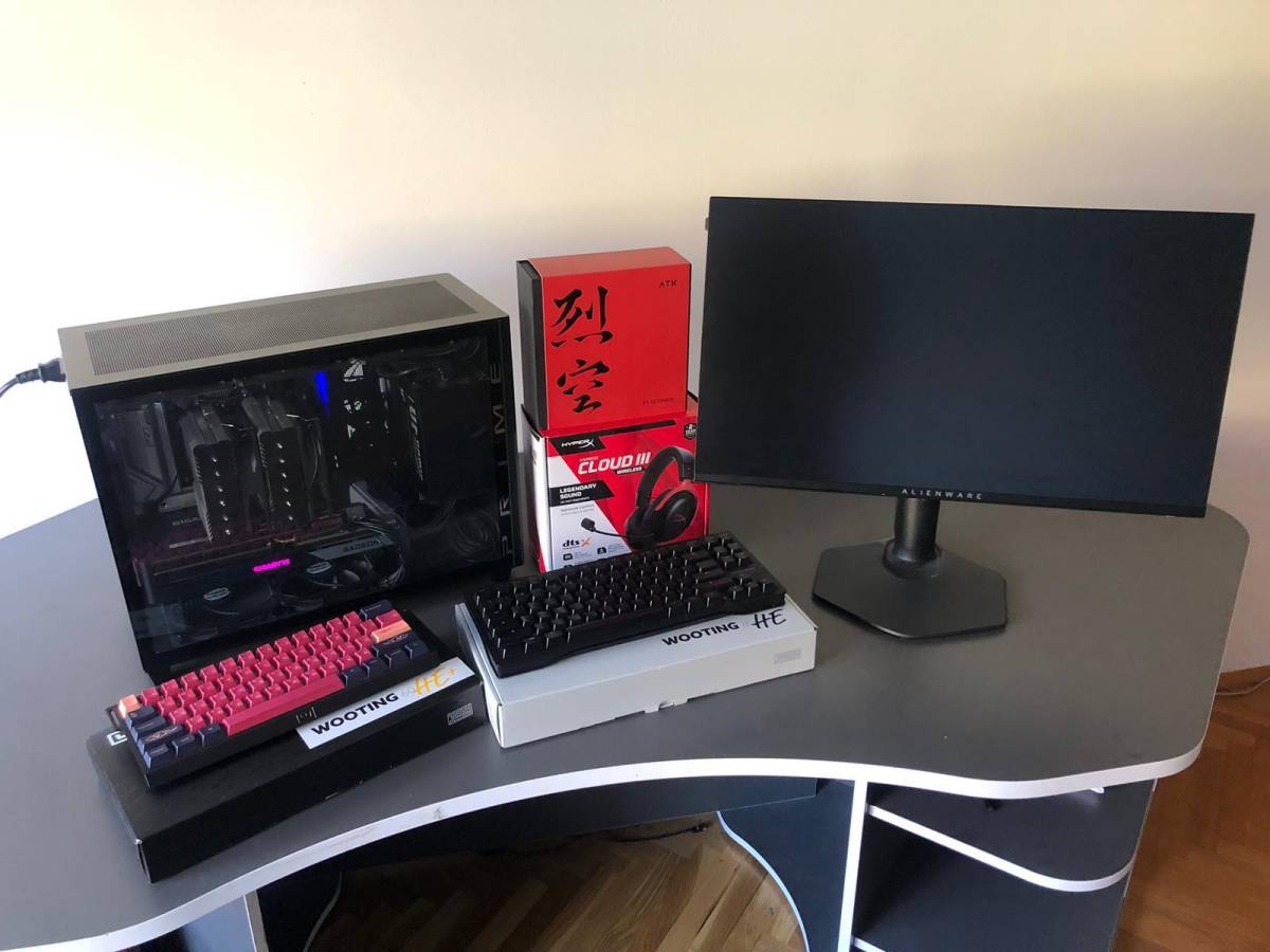 Gaming PC komplet/7800X3D/770XT/32GB DDR5/WOOTING
