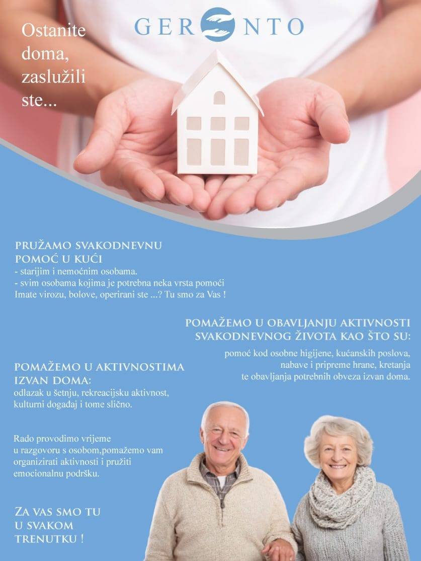 Geronto - pomoć u kući starijim i nemoćnim osobama