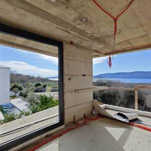 GRAD KRK, šira okolica - Luksuzna vila s bazenom i panoramskim pogledom na more