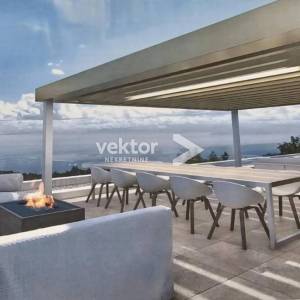 Ičići-okolica, zemljište s panoramskim pogledom na more