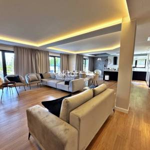 Ika, Opatija, okolica, moderna kuća s bazenom i pogledom na more