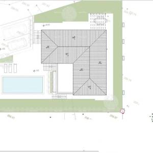 Istra. Bibići. Prodaja građevinskog zemljišta sa ishodovanom pravomoćnom građevinskom dozvolom., Bibići.