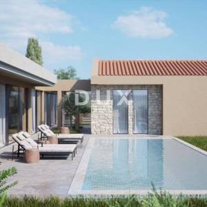 ISTRA, BUJE - Luksuzna moderna vila s pogledom na more, privatno naselje