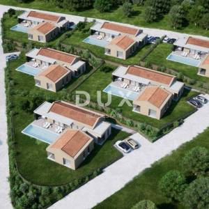ISTRA, BUJE - Luksuzna moderna vila s pogledom na more, privatno naselje