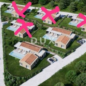 ISTRA, BUJE - Luksuzna moderna vila s pogledom na more, privatno naselje