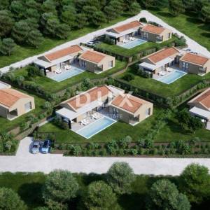 ISTRA, BUJE - Luksuzna moderna vila s pogledom na more, privatno naselje