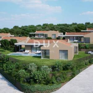 ISTRA, BUJE - Luksuzna moderna vila s pogledom na more, privatno naselje