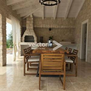 Jadranovo, atraktivna kamena kuća s bazenom i pogledom