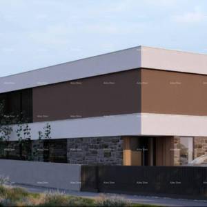 Kanfanar, moderna kuća u Roh-bau fazi