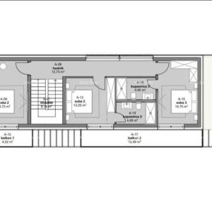 Kanfanar, moderna kuća u Roh-bau fazi