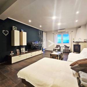 Kastav, samostojeća kuća s tri stana i pogledom na more