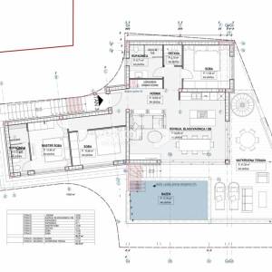 Kozala, stan s grijanim bazenom i krovnom terasom, novogradnja