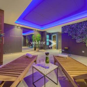 Krk, moderna kuća s bazenom i pogledom na more