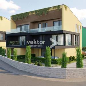 Krk, novogradnja, stan s okućnicom