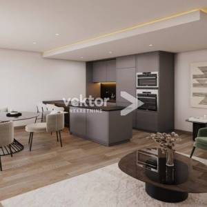 Krk, novogradnja, stan s okućnicom