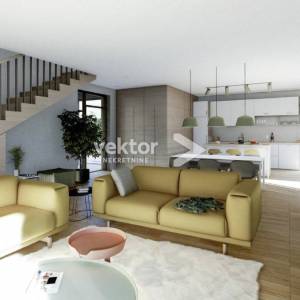 Labin, okolica, novogradnja s bazenom i 2.400m2 okućnice