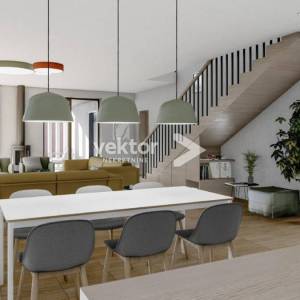 Labin, okolica, novogradnja s bazenom i 2.400m2 okućnice