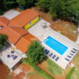 Labin, prizemnica s bazenom i 9.400m2 okućnice 