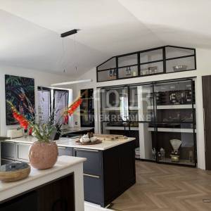 Lovran - okolica, samostojeća kuća, okućnica, panoramski pogled