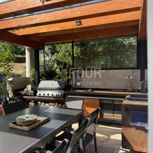 Lovran - okolica, samostojeća kuća, okućnica, panoramski pogled