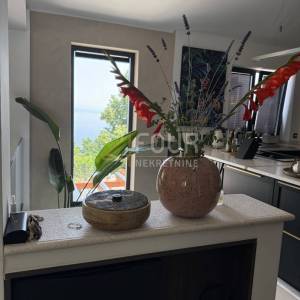 Lovran - okolica, samostojeća kuća, okućnica, panoramski pogled