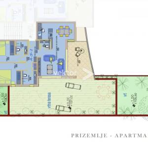 Lovran, stan s okućnicom i pogledom na more, novogradnja