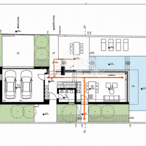 Luksuzna moderna kuća s bazenom i pogledom na more – Vrsi