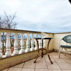 Malinska, okolica, kuća s pogledom na more