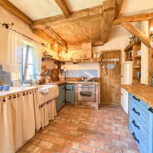 Malinska, rustikalna kuća s bazenom i pogledom na more