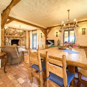 Malinska, rustikalna kuća s bazenom i pogledom na more