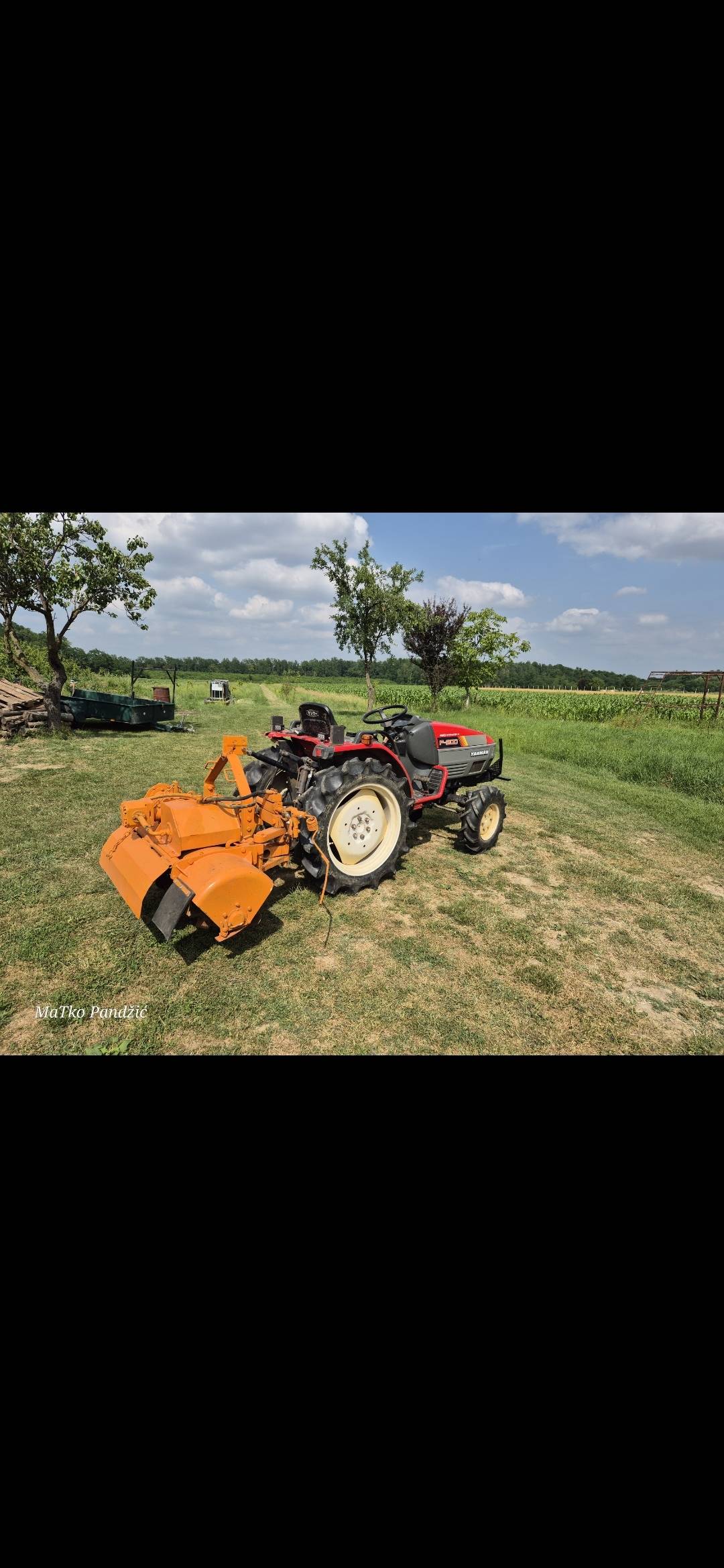 Međuredna freza sa ticalom
