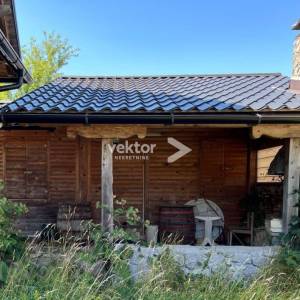 Mrkopalj, roh bau kuća u vikend naselju