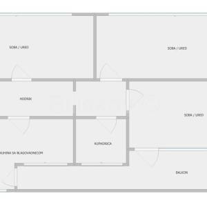 Najam,Trešnjevka trosoban stan 77,44m2 na 6 katu zgrade s liftom
