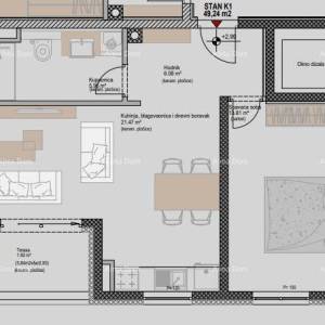 Neposredna blizina naselja Finida. Prodaja stanova u modernoj novogradnji,  Poreč!