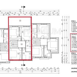 Njivice, kuća u nizu s bazenom u novogradnji!